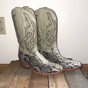 Real Snakeskin Cowboy Boots
